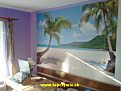 Realizácia - fototapeta more a pláž na stene v interiéri