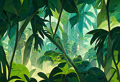Fototapeta Tropická džungle 2055