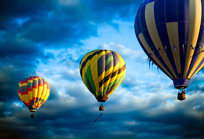Fototapeta Flying Hot Air Balloons 295