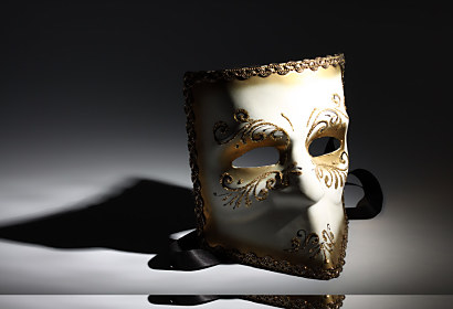 Fototapeta - Benátske karnevalové masky 458