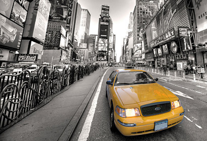 Fototapeta Yellow Cab NY 3343