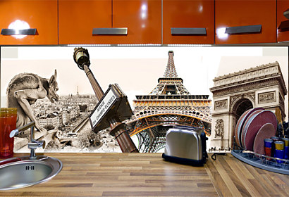 Vintage Paris - Fototapeta panorama 24218