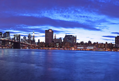 Fototapeta jako zástěna - Panoramatický pohled na New York 28127
