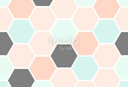 Fototapeta Pastelový Hexagon 110781220