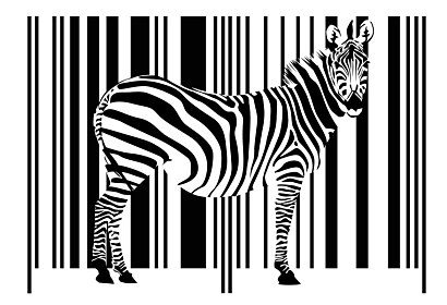 Fototapeta - Barcode Zebra 3181